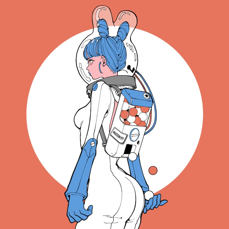 MAISONdes「ラリー、ラリー feat. Pii, meiyo」配信ジャケット