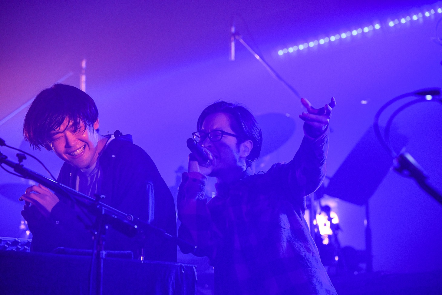 左からSTUTS、PUNPEE。（Photo by Teppei Kishida）
