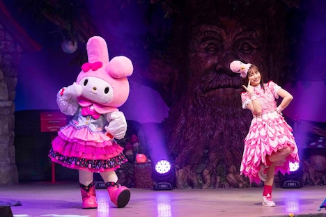 マイメロディとぽっぽーあーりん。（photo by Aya）