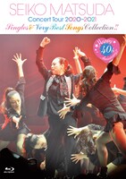 松田聖子「Happy 40th Anniversary!! Seiko Matsuda Concert Tour 2020～2021 "Singles & Very Best Songs Collection!!"」Blu-ray初回限定盤ジャケット