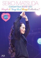 松田聖子「Happy 40th Anniversary!! Seiko Matsuda Concert Tour 2020～2021 "Singles & Very Best Songs Collection!!"」Blu-ray通常盤ジャケット
