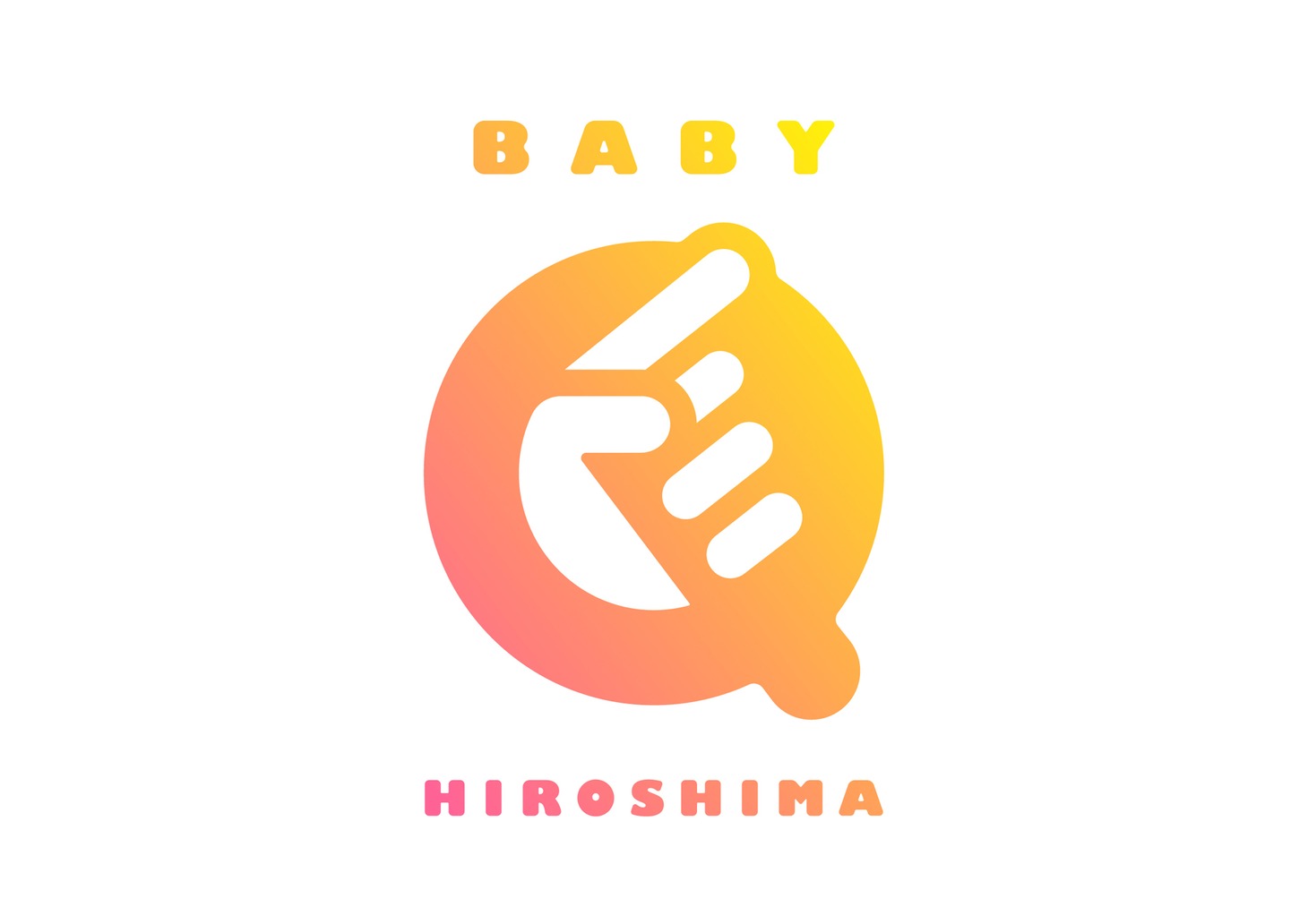 「HIROSHIMA CLUB "Q"UATTRO 20th Anniversary "New Now" BABY Q 広島場所」ロゴ