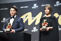 左から阿部一二三選手、阿部詩選手。