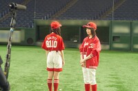 バイトル新CM「がんばれ、バイトルズ！バイトーさん登場」編撮影時の様子。