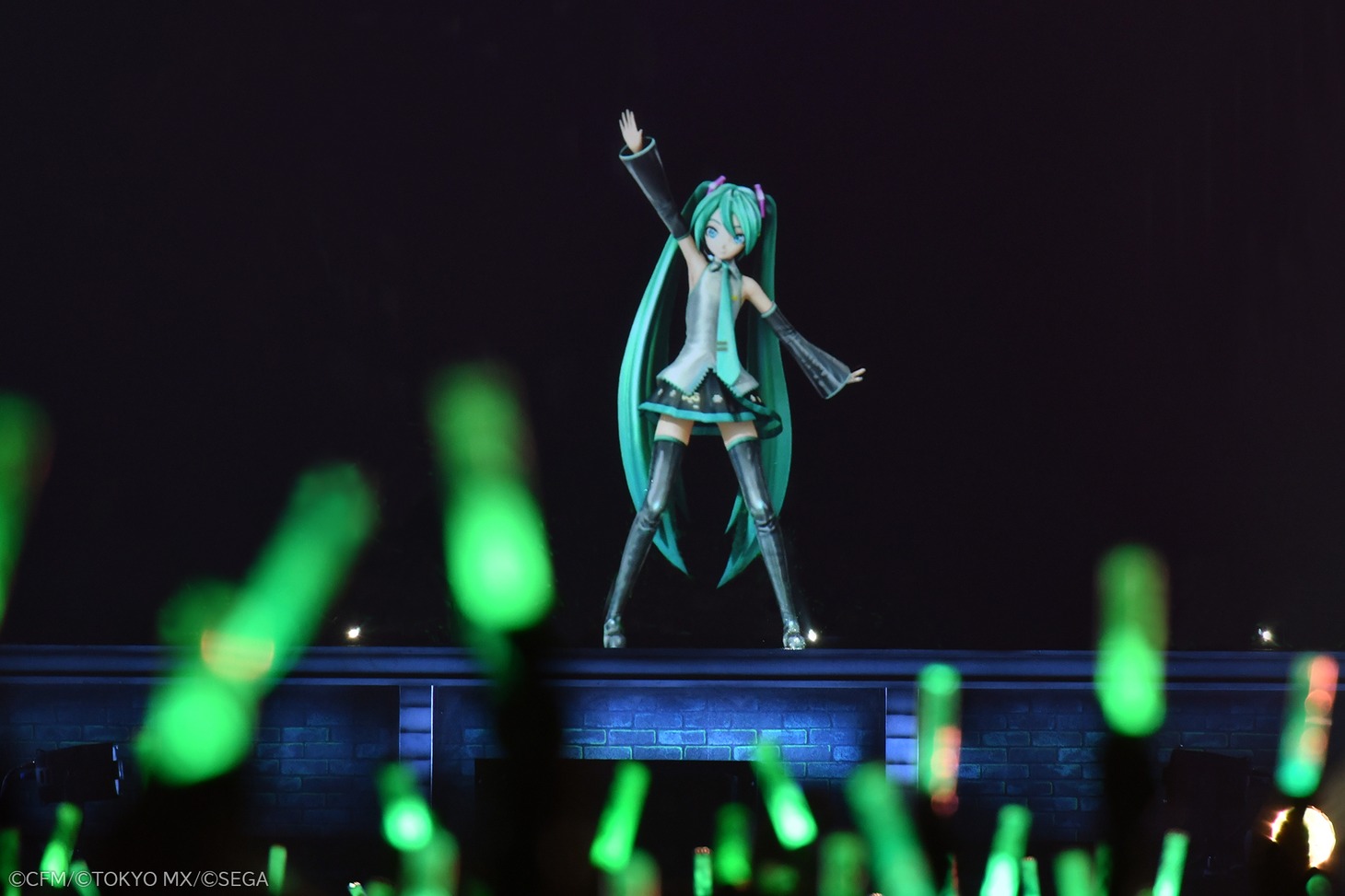 「初音ミク『マジカルミライ 2021』」の様子。