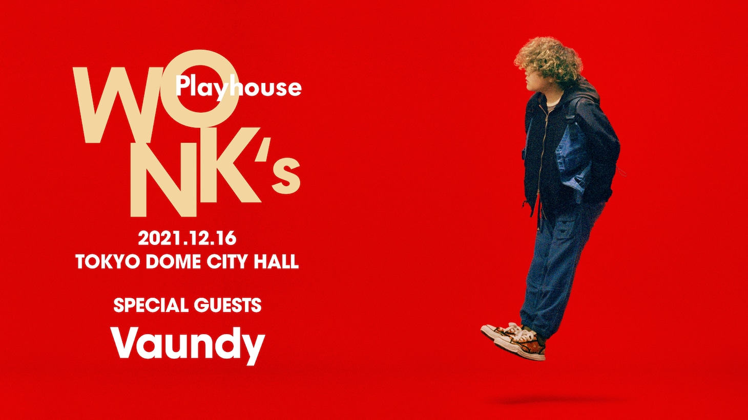 「WONK's Playhouse」Vaundy出演告知ビジュアル