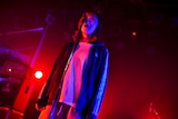 牛丸ありさ(Vo, G / yonige)(Photo by AZUSA TAKADA)