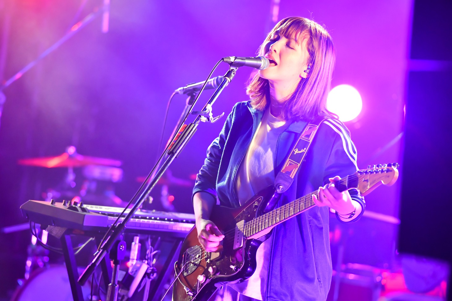 牛丸ありさ（Vo, G / yonige）（Photo by AZUSA TAKADA）