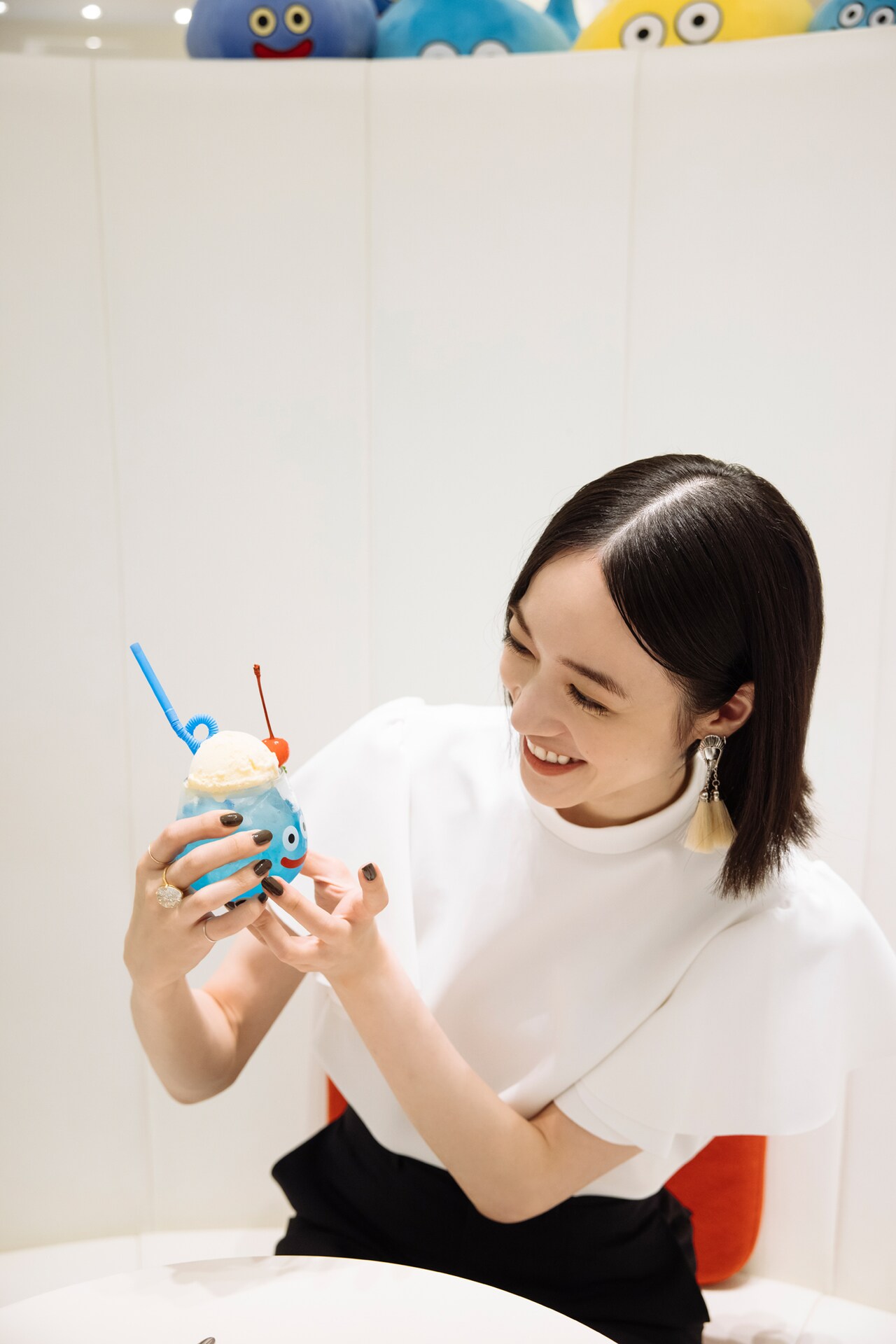 「スライム飲んじゃった?(笑)」