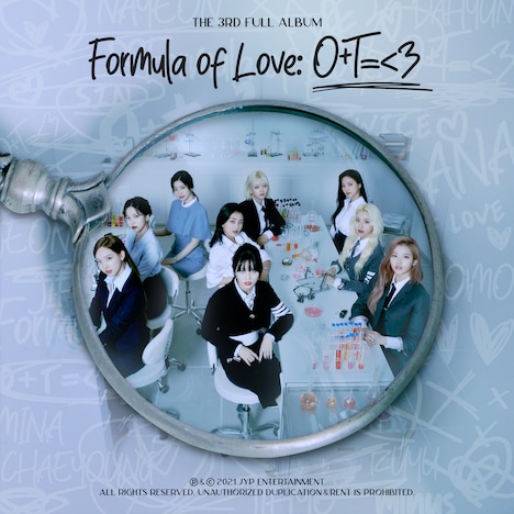TWICE「Formula of Love: O+T=<3」配信ジャケット