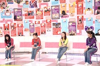 「『ももクロChan』10周年記念オンラインプレミアムライブ！～最高の笑顔でバラエティ番組～」の様子。