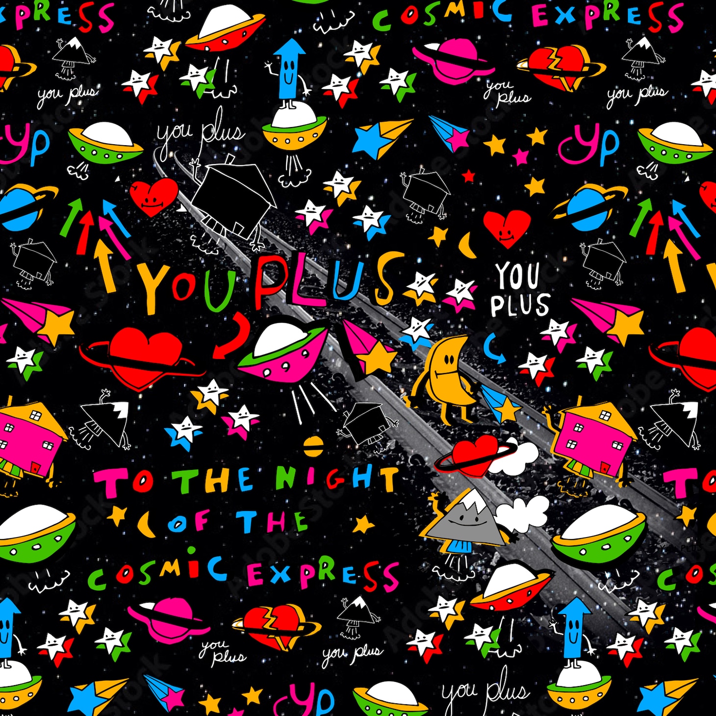 Youplus「TO THE NIGHT OF THE COSMIC EXPRESS」ジャケット