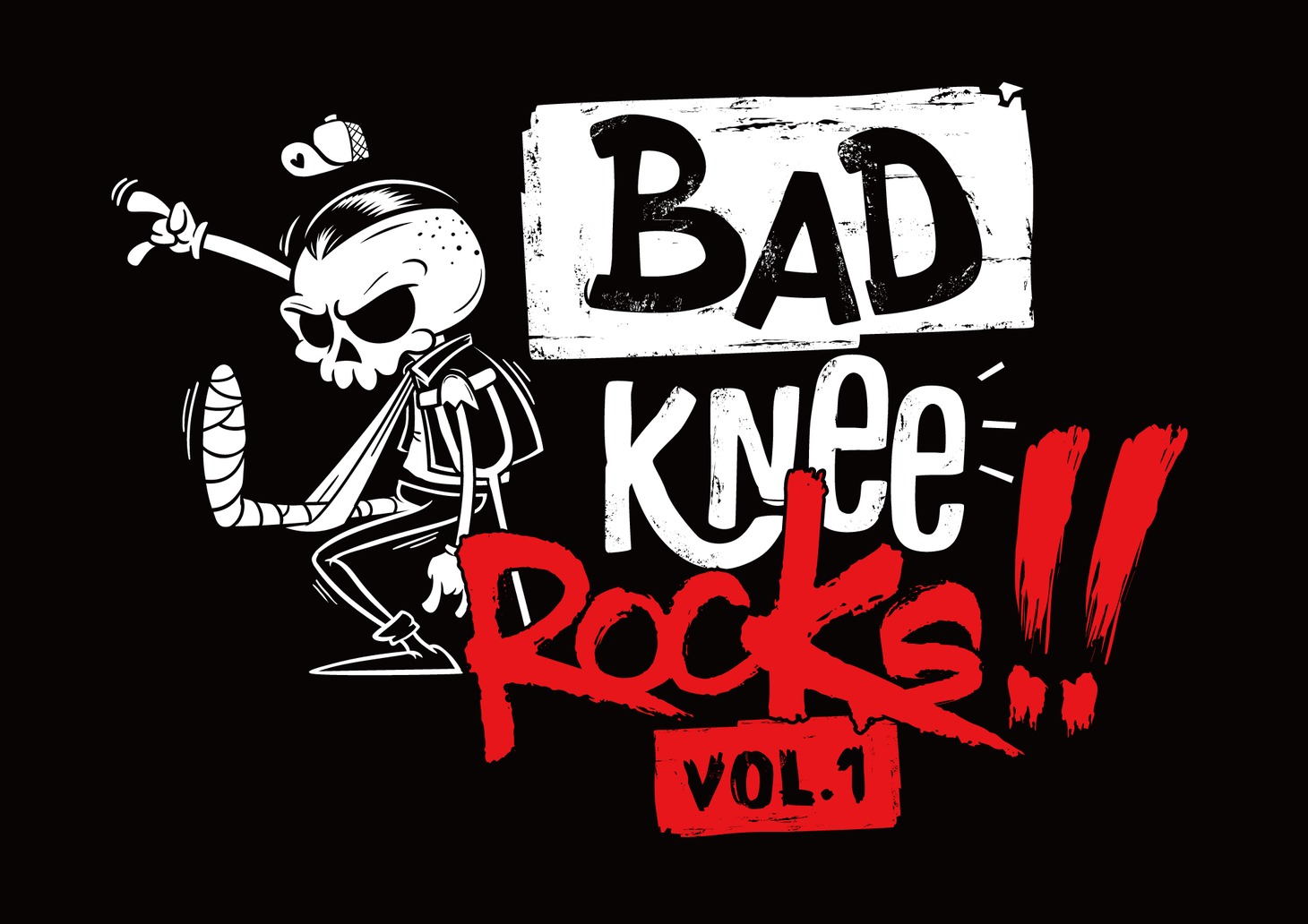 「BAD KNee ROCKs!!Vol.1」ロゴ