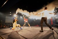 ザ・リーサルウェポンズとホッケー社長。