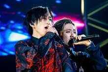 池田彪馬と田中洸希。（撮影：笹森健一）