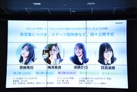 Xperia Viewで配信予定の乃木坂46コンテンツ。
