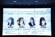 Xperia Viewで配信予定の乃木坂46コンテンツ。