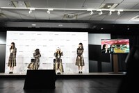 「Xperia View×乃木坂46 VRコンテンツ発表会」の様子。