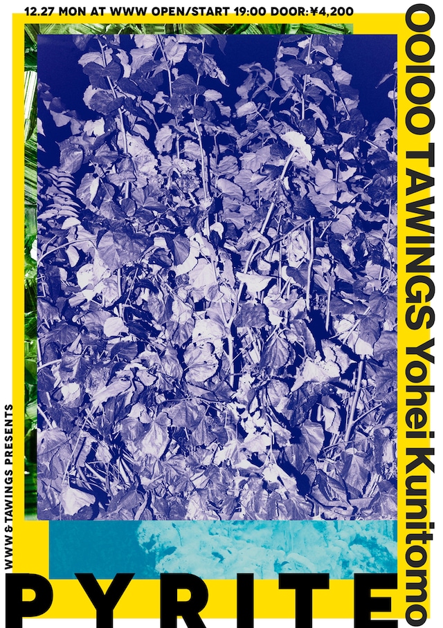 「WWW & TAWINGS Presents Pyrite」フライヤー