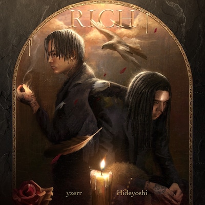 Hideyoshi「Rich ft. YZERR」配信ジャケット