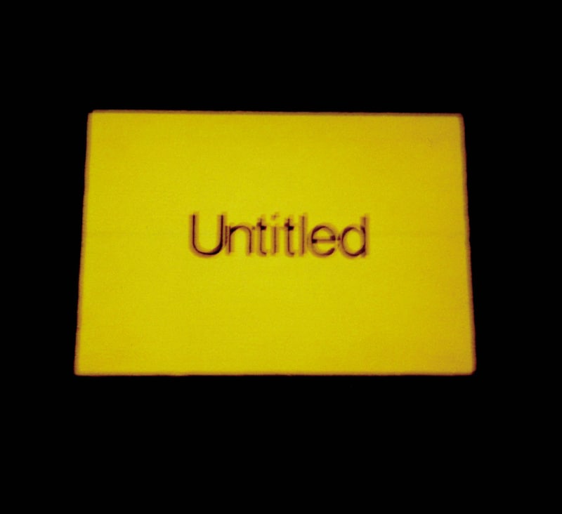 初恋の嵐「Untitled」ジャケット