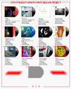 十三月13カ月連続レコードリリースプロジェクトの作品一覧。