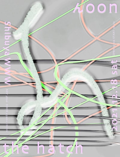 「んoon & the hatch "h"」フライヤー