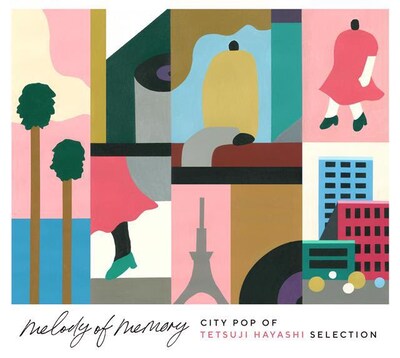 「melody of memory - City Pop Of Tetsuji Hayashi Selection」ジャケット