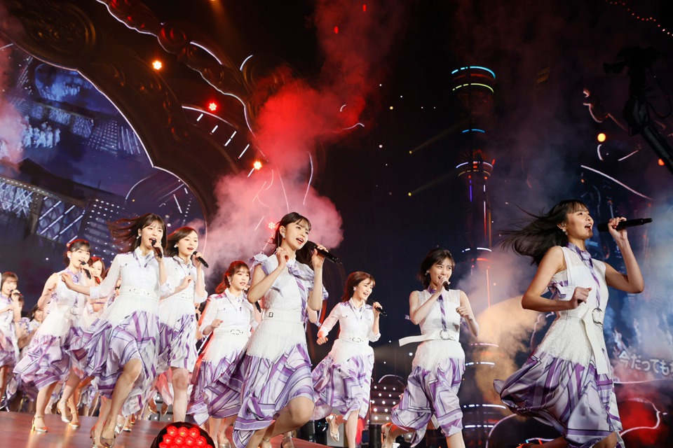 乃木坂46「真夏の全国ツアー2021」ファイナル公演の様子。