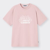 「GU×なにわ男子」コットンクルーネックT