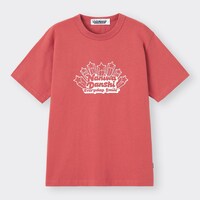 「GU×なにわ男子」コットンクルーネックT