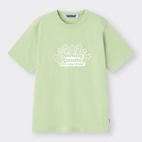 「GU×なにわ男子」コットンクルーネックT