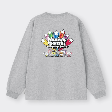 「GU×なにわ男子」ヘビーウェイトビッグTバックデザイン