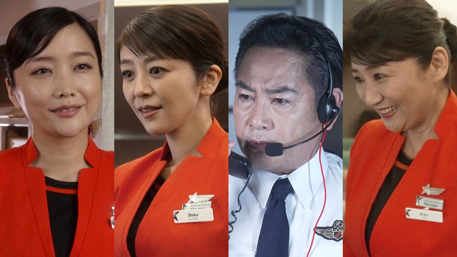 「日本企業 独自取材 ジェットスター」出演陣。 (c)フジテレビ