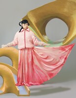 「装苑」1月号より、古川琴音。