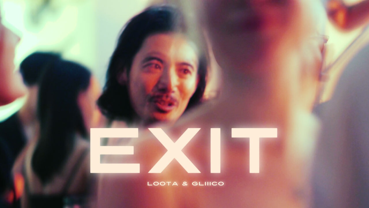 Loota & Gliiico「Exit」ミュージックビデオのサムネイル。