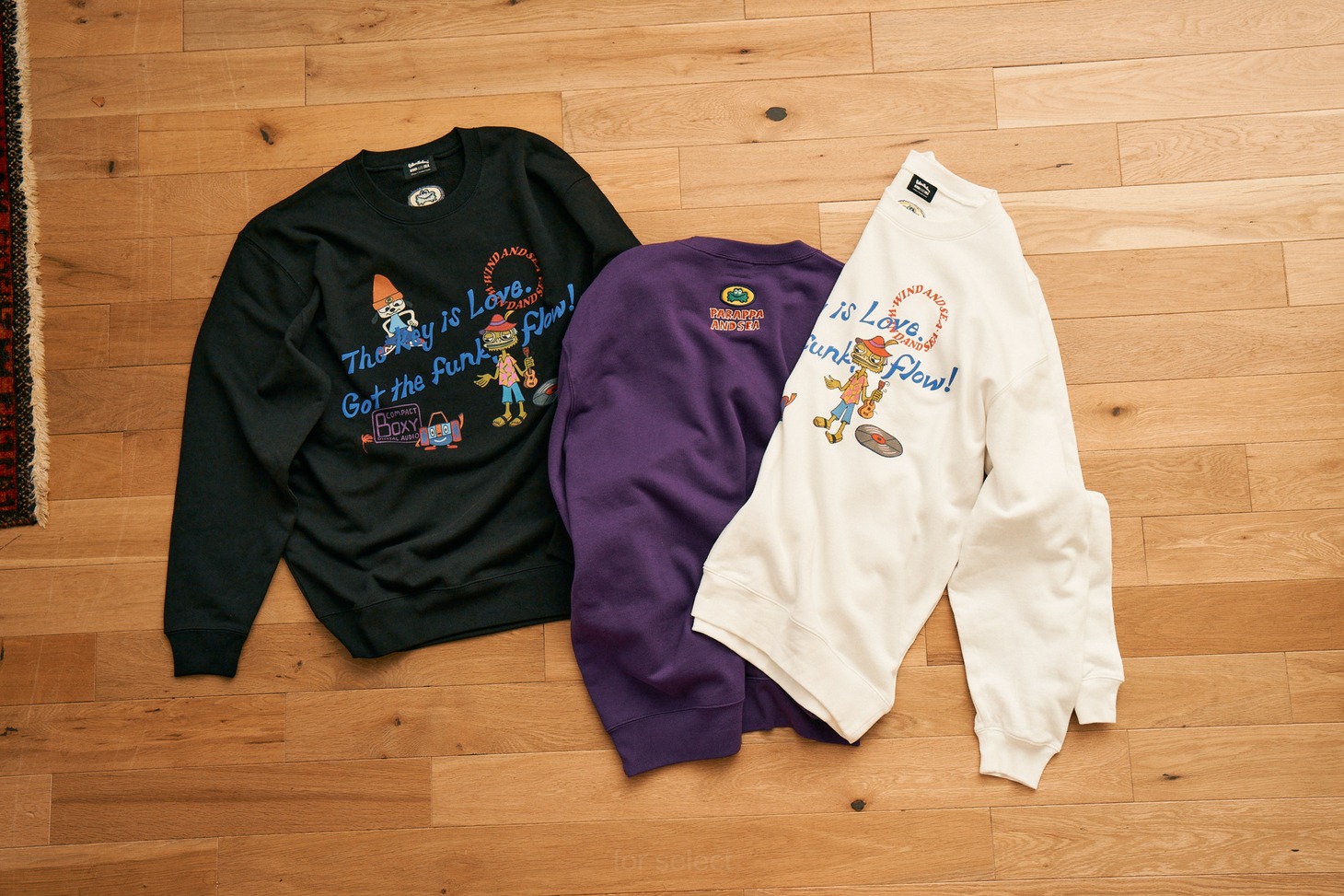 「PARAPPA THE RAPPAR × WIND AND SEA collaboration Collection」