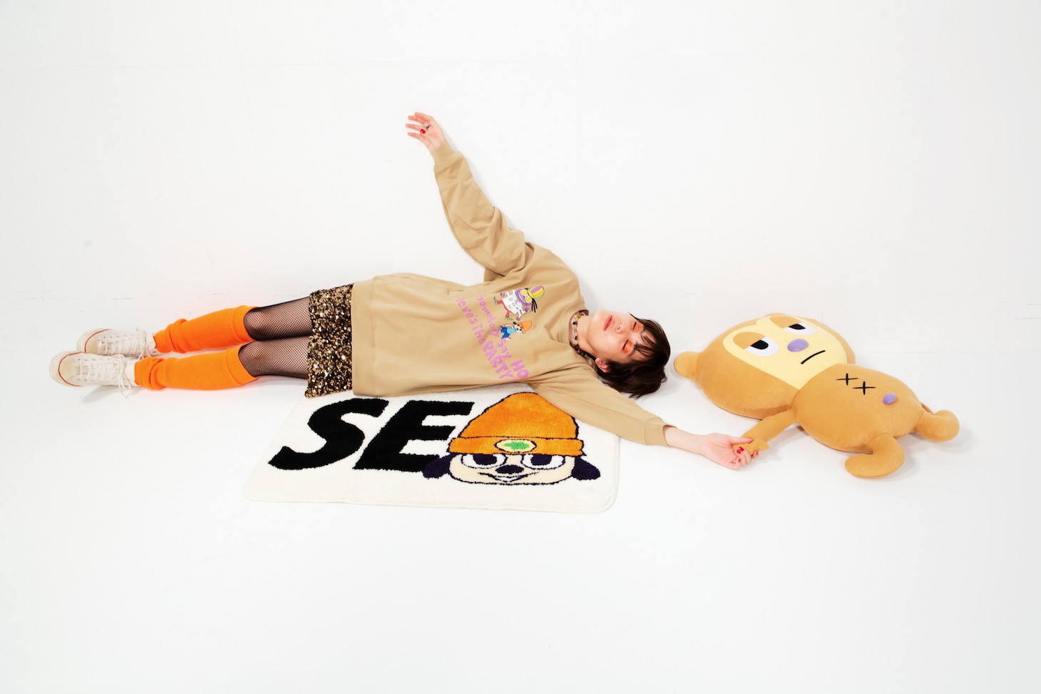 「PARAPPA THE RAPPAR × WIND AND SEA collaboration Collection」ビジュアル