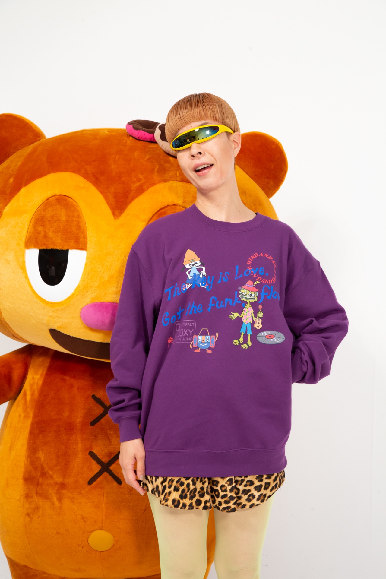 「PARAPPA THE RAPPAR × WIND AND SEA collaboration Collection」ビジュアル