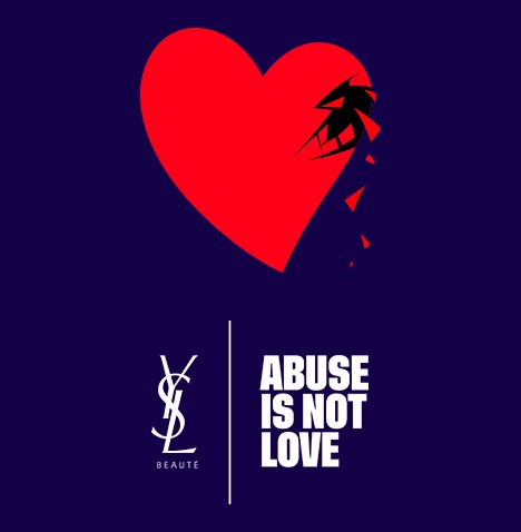 「ABUSE IS NOT LOVE」ロゴ