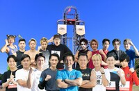 「SASUKE2021」の主な出場者。 (c)TBS