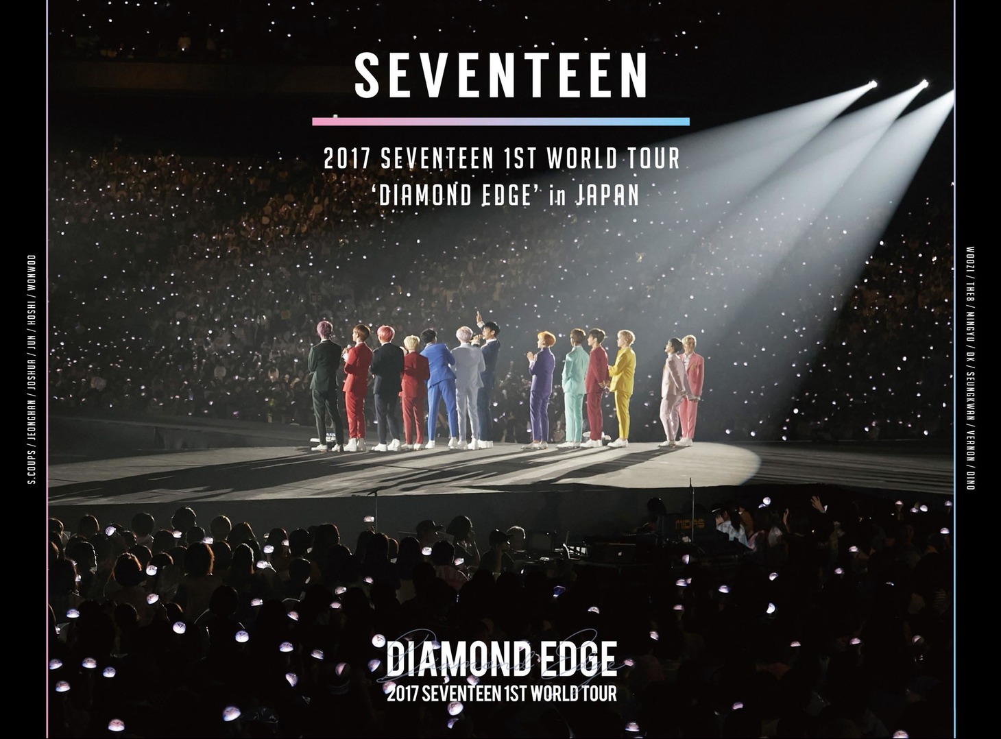 「2017 SEVENTEEN 1ST WORLD TOUR 'DIAMOND EDGE' in JAPAN」ビジュアル