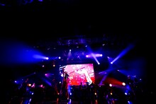 しゅーず「Shoose Online Live 2021 -Black Velvet- 」の様子。