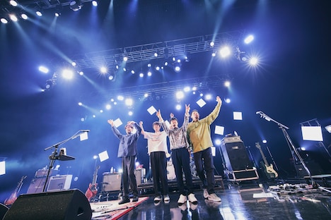 ASIAN KUNG-FU GENERATION「25th Anniversary Tour 2021 "Quarter-Century”」神奈川・KT Zepp Yokohama公演の様子。（撮影：山川哲矢）