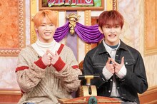 左から木村柾哉、田島将吾（INI）。(c)日本テレビ