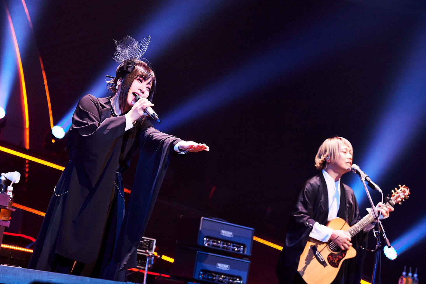 「和楽器バンド 8th Anniversary Japan Tour ∞ - Infinity -」茨城・ザ・ヒロサワ・シティ会館 大ホール公演の様子。