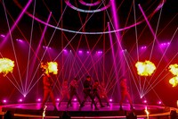 ORβIT「ORβIT ONLINE LIVE『With』」の様子。