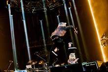 MAN WITH A MISSION「Merry-Go-Round Tour 2021」神奈川・横浜アリーナ公演の様子。（Photo by Daisuke Sakai）