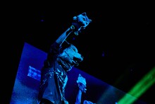 MAN WITH A MISSION「Merry-Go-Round Tour 2021」神奈川・横浜アリーナ公演の様子。（Photo by Daisuke Sakai）