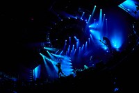 MAN WITH A MISSION「Merry-Go-Round Tour 2021」神奈川・横浜アリーナ公演の様子。（Photo by Daisuke Sakai）